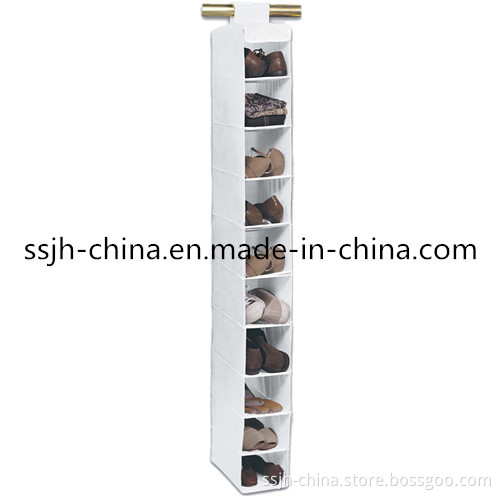 10 Compartment Hanging Storage Organizer, Storage Box (TN-BXH1108)